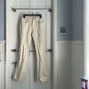 Low rise flared cargo pant